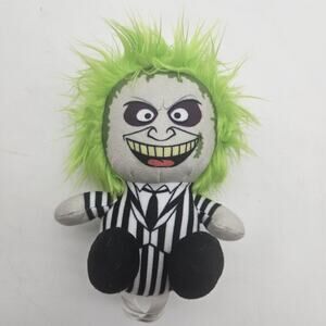 Beetlejuice Plush Doll Toy Factory Green Hair Striped Suit Stuffed Toy Figure